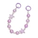 thumbnail image 2 of Llavero con cuentas, pulsera, bolso, cadena de dijes, cuentas de estrella de acrílico, cadena de bolso con cuentas Violeta, 2 of 8
