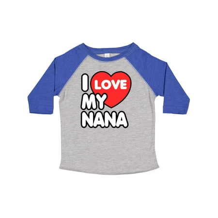 

Inktastic I Love My Nana Gift Toddler Boy or Toddler Girl T-Shirt