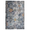 thumbnail image 2 of Luxee Designs Montana Collection 8x10 Area Rug, Blue/Orange Geometric Rug - Stain-Resistant, Low Pile, Pet Friendly, Durable for High Traffic - Living Room & Bedroom, 2 of 9