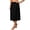 Black, variant on Women's Shadowline 4711630 30 Inch Flare Half Slip (White S)