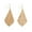 Beige, variant on Geometric Cork Leather Arrow Teardrop Dangle Earrings Women Fall Jewelry Gifts