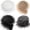 White, black, khaki, dark gray, variant on 4Pcs Fluffy Shaggy Faux Fur Ribbon Strips Soft Plush Fabric Tape For DIY Hair Accessories Gift Wrapping Craft Decoration Assorted Cute Colors