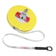 thumbnail image 5 of Tape Measure Glass Fiber Flexible Ruler Disc Shape Industrial Measuring Tool Long 30 Meter, 5 of 5