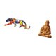 thumbnail image 5 of Estatua del Corazón con Jesús Leopardo, figura de animal caminando, adorno para el hogar, estantería, pasillo, dormitorio, oficina o escritori, 5 of 8