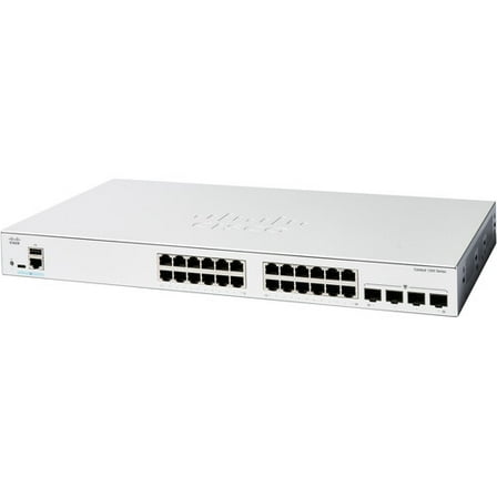 Cisco Catalyst C1200-24T-4G Ethernet Switch – 24 Ports, 10 Gigabit, Managed, Enterprise