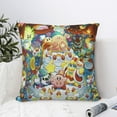 thumbnail image 6 of Throw Pillow Covers 24"x24" Inch, Kirby Decorative Pillow Case for Sofa Couch Chair Bedroom Modern Decor, 6 of 7