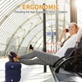 thumbnail image 5 of Car Floor Mat Travel Foot Rest Airplane Flights Inflatable Foot Rest Pillow Airplane Footrest Foot Rest Under Desk Work, 5 of 5