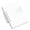 White, variant on Sky Blue A7 Mini Pocket Notebook, 10x7cm Small Spiral Pad for Pocket, Portable Journal for Bag