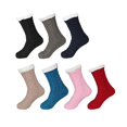 thumbnail image 3 of 3 pares de calcetines cálidos de Color café claro, calcetines antideslizantes de terciopelo grueso, calcetines para dormir, calcetines para suelo de alfombra, 3 of 5