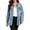 BU2, variant on Miaoju Womens Jean Jacket 2026 Basic Trendy Long Sleeve Denim Jackets Button Down Fitted Western Coat with Pockets, BU1 M