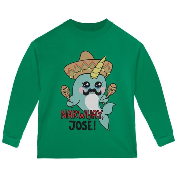 narwhal narwhay jose toddler long sleeve t shirt