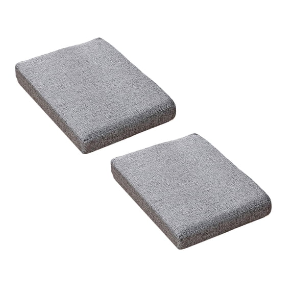 2Pcs High Density Foam Seat Cushion With Silicone Base And Secure Straps For Comfortable Long Sitting Chair Support Cushion