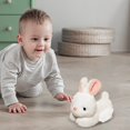 thumbnail image 4 of Simulation Rabbit Doll Cute Little White Rabbit Toy Children's Doll Companion Toy, 4 of 5