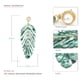 thumbnail image 2 of Pendientes largos de acrílico con diseño de hoja de resina, pendientes de hoja de palma, pendientes de moda para mujeres y niñas, 2 of 5