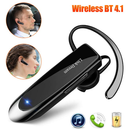 EEEKit Bluetooth Earpiece for Cell Phone, Hands Free Wireless Bluetooth V4.1 CSR Stereo Headset with Noise Cancelling Mic 24Hrs Talking Time Compatible with iPhone Samsung Android for Driver (Best Cell Phone Headset For Truckers)