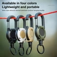 thumbnail image 5 of Outdoor Retractable Wire Rope Retractable Keychain Reel Retractable Key Chain With Steel Cable Key Ring Retractable Tool, 5 of 10