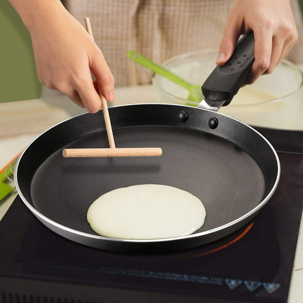 Nonstick Crepe Pan 11 in Tawa Dosa Omelette Steak Pancake Pan Fit