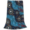 thumbnail image 2 of Pofeuu Bohemian Turtle Print Ultra-Soft Micro Fleece Blanket,for Bed Or Sofa,All Season Throw Blankets Flannel Blanket-60"x50", 2 of 7