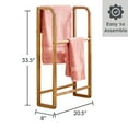 thumbnail image 5 of Better Homes & Gardens Juliet Freestanding Towel Rack, Light Honey, 5 of 8