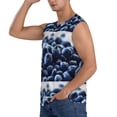 thumbnail image 3 of Picia Blueberry mens Cotton Tank Undershirts , Moisture-wicking Ribbed Tanks, Lightweight Cotton Tank Undershirts-Medium, 3 of 8