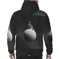 thumbnail image 7 of Fotbe Men's Hoodie with Astronaut Sitting On Mercury Planet Pattern - Kangaroo Pocket Pullover Hooded Sweatshirt, Perfect for Daily Wear, Travel, and Home-4X-Large, 7 of 7