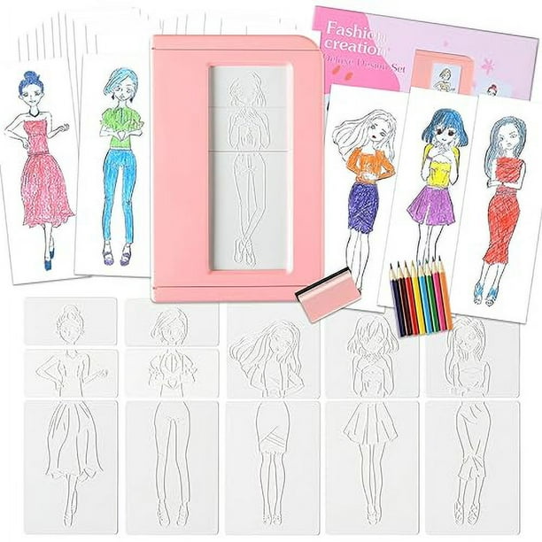 Creative Fashion Design Kit for Girls DIY Arts and Crafts