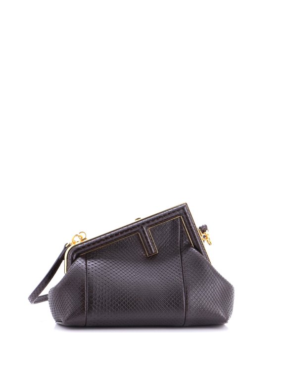 Pre-Owned First Bag Python Small By Rebag