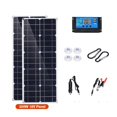 thumbnail image 1 of 100W/200W 100A Controller Solar Panel Dual 12v/5v USB Waterproof Solar Cells Poly Solar Cells for Car Yacht RV Battery Charger ,Easy to Install, 1 of 7