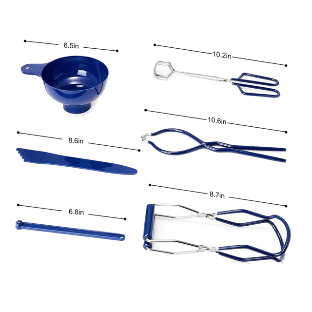 Canning Kit Canning Tools Canning Supplies 12 Pcs,Canning Jar Lifter, Lid Lifter,Canning Tongs for Canning