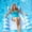Blue B, variant on AuroraX Striped Inflatable Pool Float Tube Pool Raft Lounge Heavy Duty PVC Large Quick Inflate Summer Pool Party Float Pink