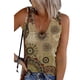 thumbnail image 1 of Camisa sin mangas con cuello en V profundo para mujer, camiseta sin mangas con estampado elegante informal a la moda para fiesta de citas, 1 of 7