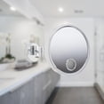 thumbnail image 6 of Jerdon 9.5 inch Diameter Wall Mount Makeup Mirror, Chrome, 3X Magnification, Plug In-Model JD7C, 6 of 6