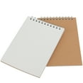thumbnail image 4 of KOHAND 25 Pack A6 Top Sketchbook, Blank Kraft Sketch Pad with 60 Sheets/120 Pages for Drawing, Painting, Brown, 4 of 5