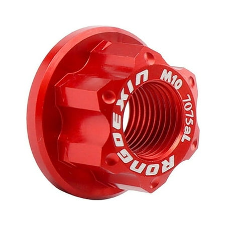 

BAMILL Bike M10 Hub Nut Flange Before Rear Wheel Lock Screw Aluminum Bolt for MTB