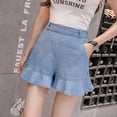 thumbnail image 2 of Denim shorts with elastic waist 1773656644769097, 2 of 2