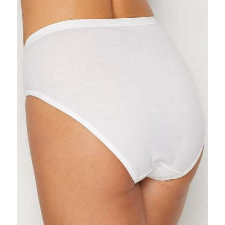 Hanes Ultimate Women's Comfort Cotton Hi-Cut Underwear, 5-Pack