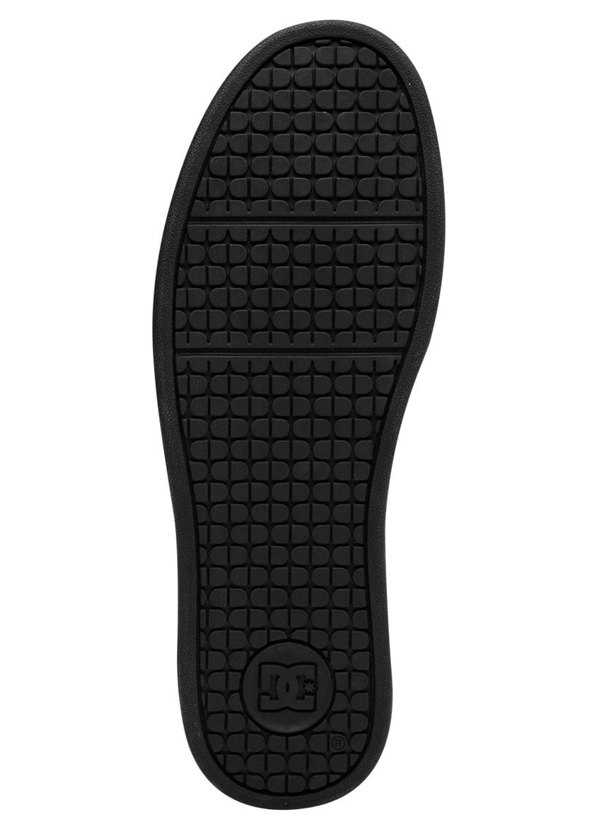 DC Men's Net Low Top Skate Sneakers - Black/Green Print, Size 11.5 - Casual Lace-Up Shoes For Street & Skate
