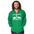 thumbnail image 5 of Funny Mt. Saint Helens Washington WA Zip Hoodie Sweatshirt Men Brisco Brands L, 5 of 6