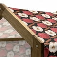 thumbnail image 5 of Fruits Pet House, Cinnamon Sticks and Halved Beverage Ingredients Exotic Spices Agriculture, Outdoor & Indoor Portable Dog Kennel with Pillow and Cover, 5 Sizes, Cinnamon Red Cream, by Ambesonne, 5 of 5