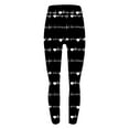 thumbnail image 7 of Feancey Lighting Sales Cute Workout Leggings for Women Valentines Day Heart Print High Waisted Yoga Pants Ankle Lenth Stretchy Tummy Control Tights Multicolor XL, 7 of 7