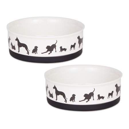 UPC: 0072456143921 | Pet Bowl Dog Show Medium 6Dx2H (Set of 2)