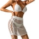 thumbnail image 4 of Perspectiva sexy Hollow Out Cross Vendaje Hip Wrap Falda Holiday Beach Falda Pompotops qwe13980, 4 of 6