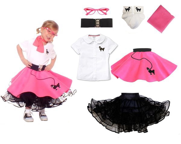 Hip Hop 50s Shop Girls Vintage Style Crinoline Petticoat Slip for Poodle Skirt