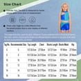 thumbnail image 5 of vastwit Kids Girls Cheerleading Outfit Sleeveless Color Block Sparkly Dance Crop Top with Gymnastics Shorts Set Purple 8, 5 of 5