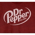 thumbnail image 2 of Camiseta Dr. Pepper Est.1885 Logo para hombre, color granate, talla L, 2 of 4