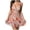 Pink, variant on Levmjia Women Floral Print Mesh Nightgown Spaghetti Strap V Neck Ruffled Hem Mini Slip Dress Spring Summer Home Sleep Breathable Soft Lightweight Flowy Cute Sheer Lingerie Night