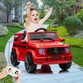 thumbnail image 4 of Sakiyr Licensed Mercedes Benz G63 Kids Ride On Car,12V Ride on Toy for Kids Electric Vehicle with Remote Control, Double Open Doors, Music, Bluetooth, Wheels Suspension, 4 of 8