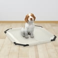 thumbnail image 3 of Richell Paw Trax Potty Pad Holder in Light Beige & Black, Potty Training Tray for Dogs, 3 of 5