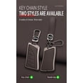 thumbnail image 5 of Key Fob Cover Compatible with Lexus ES IS LS LC NX RX LX RC GX UX TX 2018-2025 4 Button Keychain Case Holder Protector,Black-Long keychain, 5 of 7