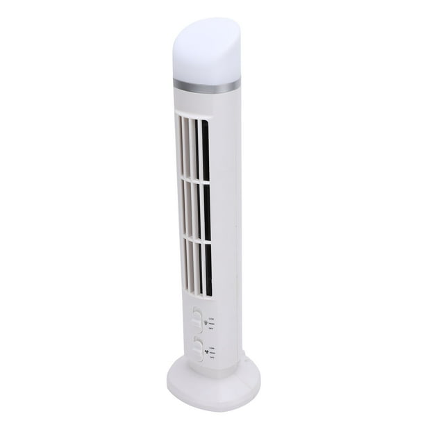 Ventilador de Torre para Dormitorio, Ventilador de Piso Eléctrico de Pie Con Luz, Ventilador de Torre Oscilante Sin Aspas de Velocidad Ajustable Para Uso en Dormitorio, Hogar y